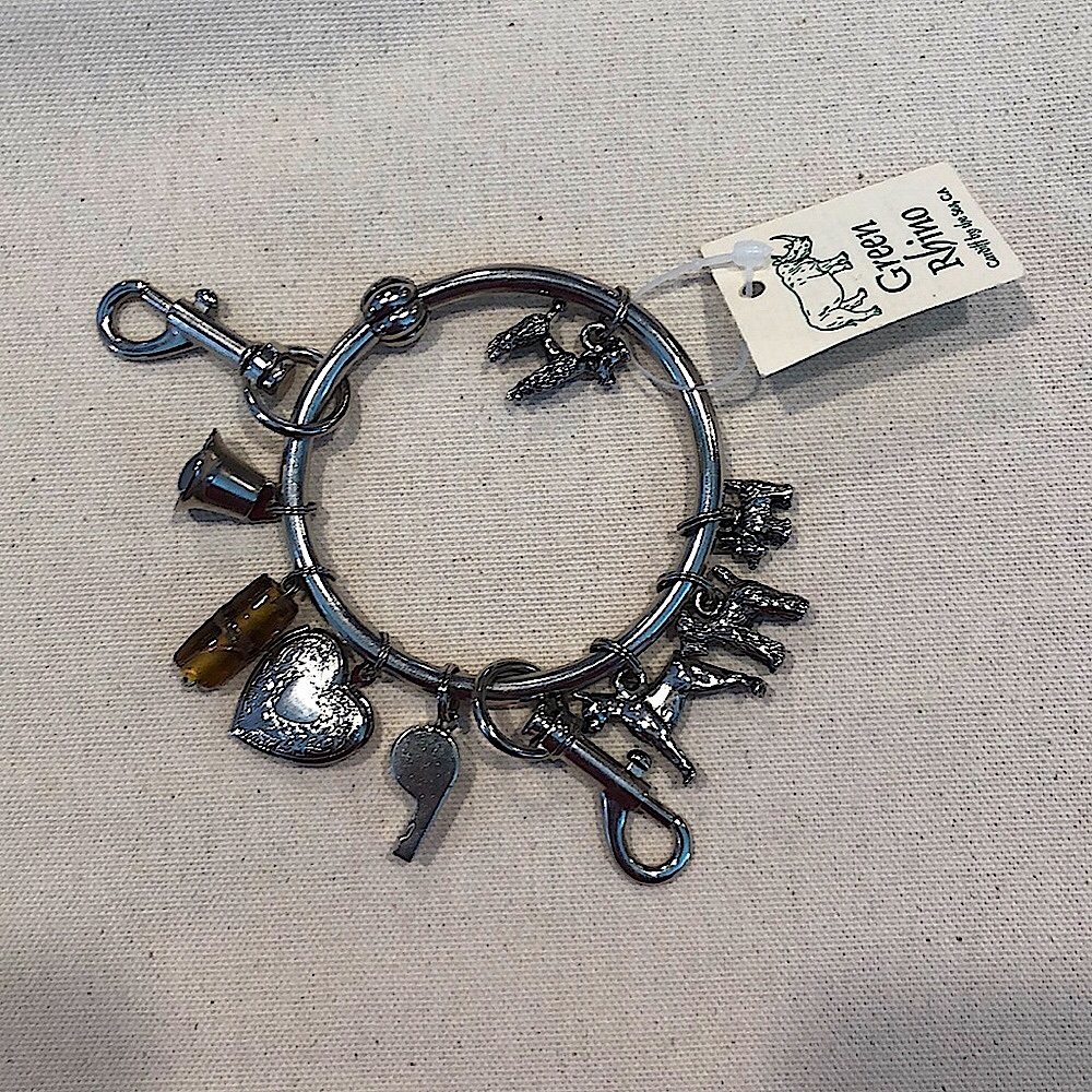 Green Rhino keychain